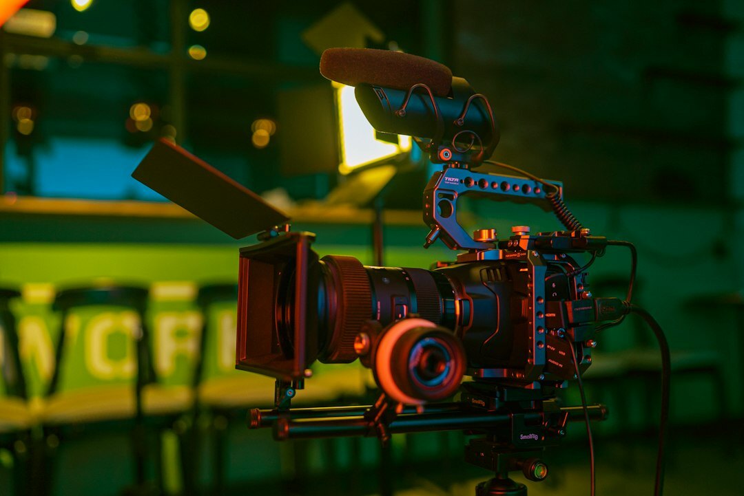 low budget film set